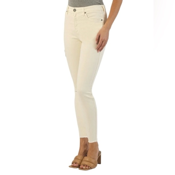 NWT Kut from the Kloth High Rise Connie Fab Ab Ankle Skinny Jeans w/ Raw Hem, 2 - Picture 1 of 15